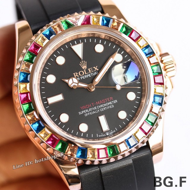 劳力士游艇名仕手表 金游艇Rolex yacht Master 116695 Rolex复刻男士腕表 gjs1934